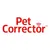 Pet Corrector. Nazwa marki z czerwonym napisem i symbolem korekty akustycznej.