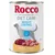 Rocco Diet Care Weight Control, Beef & chicken, 400 g. Dåse med illustration af hund og kød. Tekst: Die Fleischmahlzeit, Rind & Huhn, Boeuf & poulet.