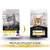Purina Pro Plan Light Adult 1+ kissanruoan pakkausmuutos: vasemmalla vanha, oikealla uusi pakkaus. Teksti: Pro Plan Optilight is now Pro Plan Light.