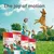 Beaphar Flexifit joint supplements shown with a dog jumping and children playing outdoors, highlighting the product’s support for flexible joints. Text reads: The joy of motion.