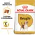 Pachet hrană uscată Royal Canin Adult Beagle, text vizibil: Crochete individualizate, Greutate ideală, imagine croșetă și siluetă câine. Pachet hrană uscată Royal Canin Adult Beagle, text vizibil: Crochete individualizate, Greutate ideală, imagine croșetă și siluetă câine.