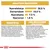 Analitikai összetevők: nyersfehérje 30,0 %, zsírtartalom 18,0 %, nyershamu 7,5 %, nyersrost 1,8 %. Összetevők és adalékanyagok részletes felsorolása látható.