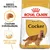 Hrană uscată Royal Canin Adult Cocker, imagine cu croșetă individualizată, text: Crochete individualizate, Piele și robă sănătoase, câine Cocker pe ambalaj. Hrană uscată Royal Canin Adult Cocker, imagine cu croșetă individualizată, text: Crochete individualizate, Piele și robă sănătoase, câine Cocker pe ambalaj.