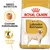 Pachet Royal Canin Adult Labrador Retriever, text vizibil: Crochete individualizate, Greutate ideală, imagine croșetă și siluetă câine. Text în engleză: Breed Nutrition.