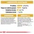 Constituants analytiques : protéines 21 %, matières grasses 16 %, cendres brutes 6,1 %, cellulose brute 1,4 %. Composition et additifs détaillés pour aliment animal visible.
