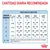 Tabla de cantidad diaria recomendada de leche para cachorros según semanas de edad y peso adulto objetivo: Mini, Medium, Maxi, Giant. Incluye dosis en ml y frecuencia diaria. Consejo de destete incluido.