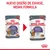 Comparativa de envases de Royal Canin Appetite Control Care para gatos, 85 g. Texto superior: 'Nuevo diseño de envase, misma fórmula'.