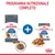 Royal Canin Light Weight Care per gatti: confezione di crocchette, bustina di alimento umido da 85 g, crocchette e bocconcini in salsa su piatto. Testo: Programma nutrizionale completo.