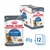 Royal Canin Care Light Weight kattenvoer, 12 zakjes van 85g. Tekst: over 90% behaalde gezond gewicht in 8 weken. Afbeelding van kat en voer in gelei zichtbaar op verpakking.