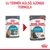 Royal Canin Care Urinary 85 g macskaeledel régi és új csomagolása, felül: Új termék külső, azonos formula. Mindkét tasakon macskakép és URINARY felirat látható.