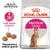 ROYAL CANIN PROTEIN Exigent, Vyšší obsah proteinů, Přizpůsobená velikost granulí, obrázek kočky a tři granule na bílém pozadí