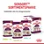Royal Canin Sensory sortimentspakke kattemad, 12 x 85 g poser: 4 Smell, 4 Taste, 4 Feel. Indeholder alle tre smagsvarianter. Pakker og poser med kattebilleder synlige.