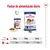 Pautas de alimentación diaria Royal Canin Maxi Adult: para perros de 26 kg, 1 lata + 290 g; 35 kg, 1 lata + 370 g; 44 kg, 1 lata + 445 g. Imagen de pienso y comida húmeda.