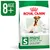 Συσκευασία Royal Canin mini S up to 10 kg adult 8+, Weight maintenance, Optimal vitality support, ένδειξη 8 AGE+ για σκύλους έως 10 κιλά και ηλικίας άνω των 8 ετών.