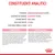 Constituenți analitici: proteină 36 %, grăsimi 18 %, cenușă brută 7,8 %, celuloză brută 2,3 %, acid gras omega-3 (DHA) 0,17 %. Compoziție și aditivi nutriționali vizibili în tabel.