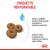 Croquette réhydratable, nutrition idéale pendant la gestation et la période postnatale pour la chienne, transition du lait maternel vers l’aliment solide facilitée pour le chiot.