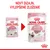 ROYAL CANIN Kitten 85 g – porovnanie starého a nového balenia s textom: Nový dizajn, vylepšené zloženie. Viditeľné informácie: pre mačiatka do 12 mesiacov, bez konzervantov.