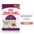 ROYAL CANIN SENSORY FEEL, 85 g, molho. Embalagem de comida húmida para gatos com pedaços em molho. Texto visível: SENSORY FEEL MOLHO.