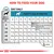Feeding guide table for dry food showing daily gram amounts by adult weight and puppy age in months, with note to switch to adult diet from month 12 and consult your veterinarian.