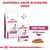 Royal Canin Veterinary Early Renal disponibile anche in versione umida. Confezione secca e bustina umida Early Renal, fettine in salsa visibili.