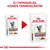 Új csomagolás, azonos termékelőnyök. Royal Canin Gastrointestinal Moderate Calorie macskaeledel tasak, kétféle csomagolás egymás mellett.