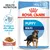 Royal Canin Puppy Maxi 140g x10, sostegno alle difese naturali, salsa. Immagine di un cucciolo e crocchette in salsa sulla confezione.