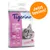 Tigerino Premium Natural Clay Clumping Litter mit Baby Powder Duft, ultra absorbierend, schnelle Geruchskontrolle, sofort klumpend, extrem staubarm. Jetzt testen! 6 kg.