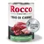 Rocco Trio di Carne, lata de 400g. Vacuno con pollo y ciervo. Tres tipos de carne y despojos.