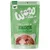 WOW Cat Premium Filets Huhn in Sauce, 94% vlees, graanvrij, Made in Germany, kipfilet in saus voor katten. Tekst in Duits en Engels zichtbaar op verpakking.