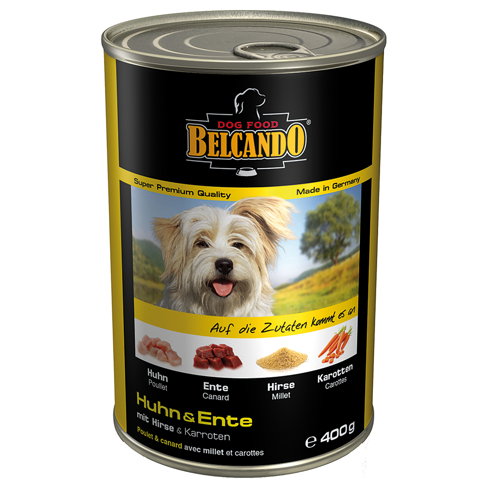 Fotografie produktu: Belcando Super Premium 6 x 400 g - kuřecí a kachní s prosem a karotkou