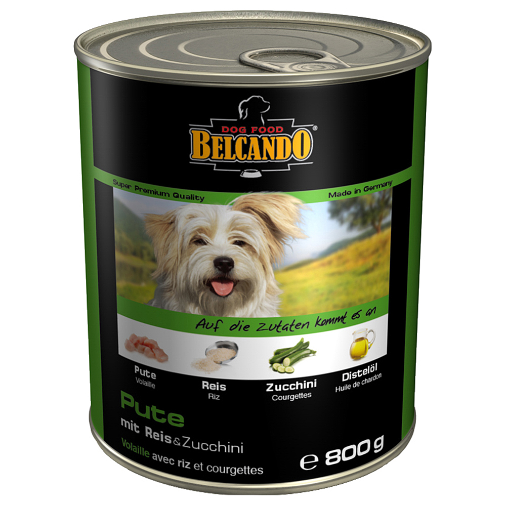 Fotografie produktu: Belcando Super Premium 12 x 800 g - krůtí s rýží a cuketou
