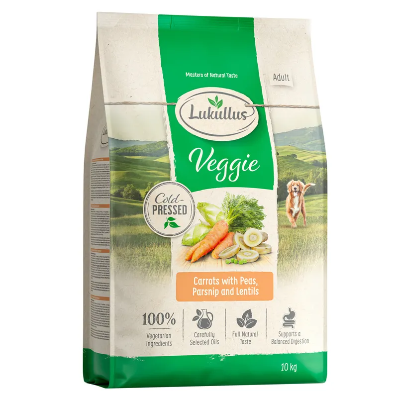 Lukullus Cold Pressed Veggie - Nueva receta: 2 x 10 kg - Pack Ahorro