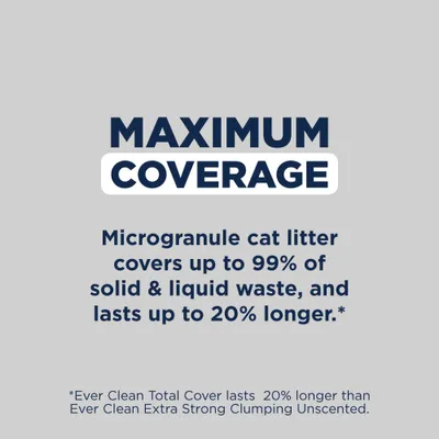 Ever Clean® Total Cover Clumping Cat Litter - Unscented