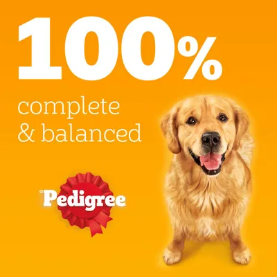 100% Complete & Balanced. Pedigree. 100% Complete & Balanced. Pedigree.