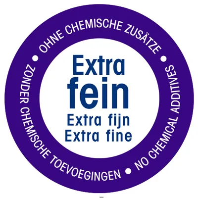 Extra fin. Utan kemiska tillsatser.
