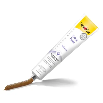GimCat Expert Line Relax Paste Balance, Relax-Support-Formula, vyvinuto veterináři, 50g tuba s viditelnou pastou. Bez přidaného cukru.