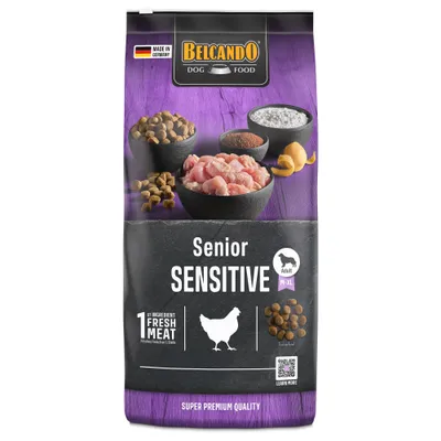 Lot mixte Belcando 15 kg / 12,5 kg + 6 x 400 g pour chien - Senior Sensitive (12,5 kg)