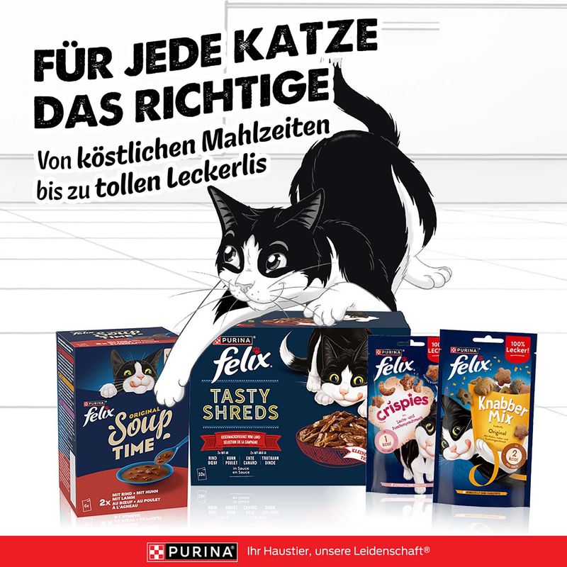 Felix "Tasty Shreds" Pouches 44 x 80 g