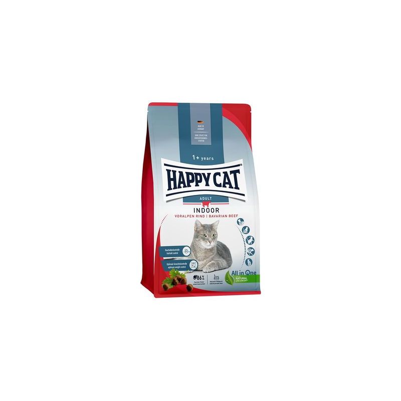 Happy Cat Indoor Voralpen-rundvlees Kattenvoer