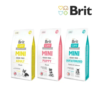 Brit Care Mini Grain Free Light & Sterilised Crocchette per cani