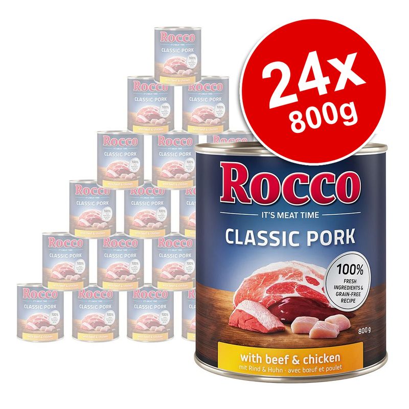 Rocco Classic Pork Saver Pack 24 x 800g