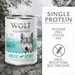 Wolf of Wilderness Adult 6 x 400 g - single protein
