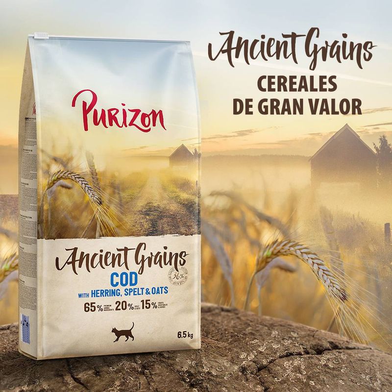 Purizon Adult bacalao - cereales ancestrales