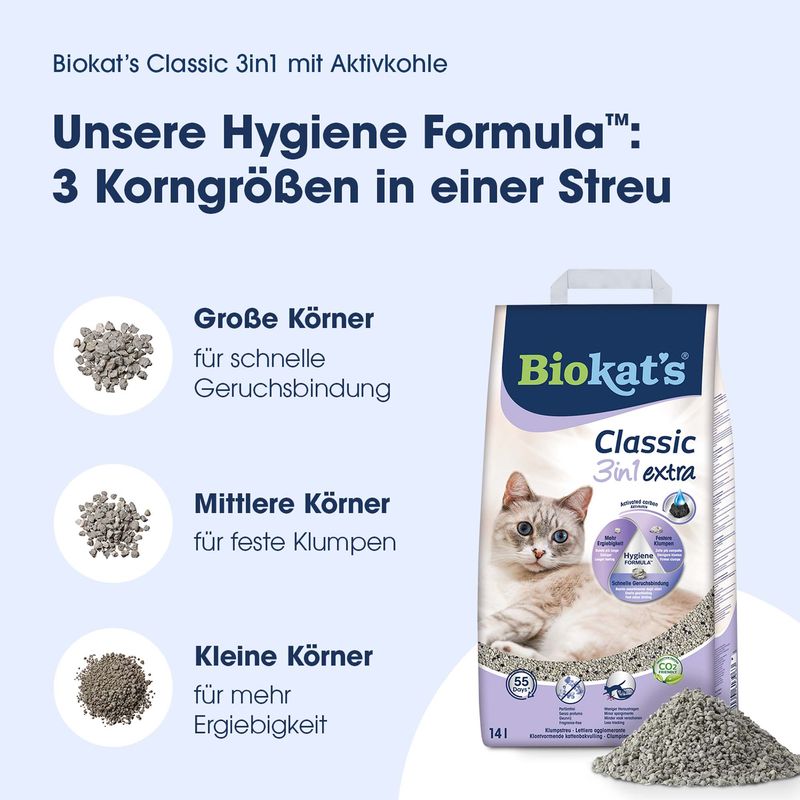Biokat´s Classic 3in1 Extra Katzenstreu
