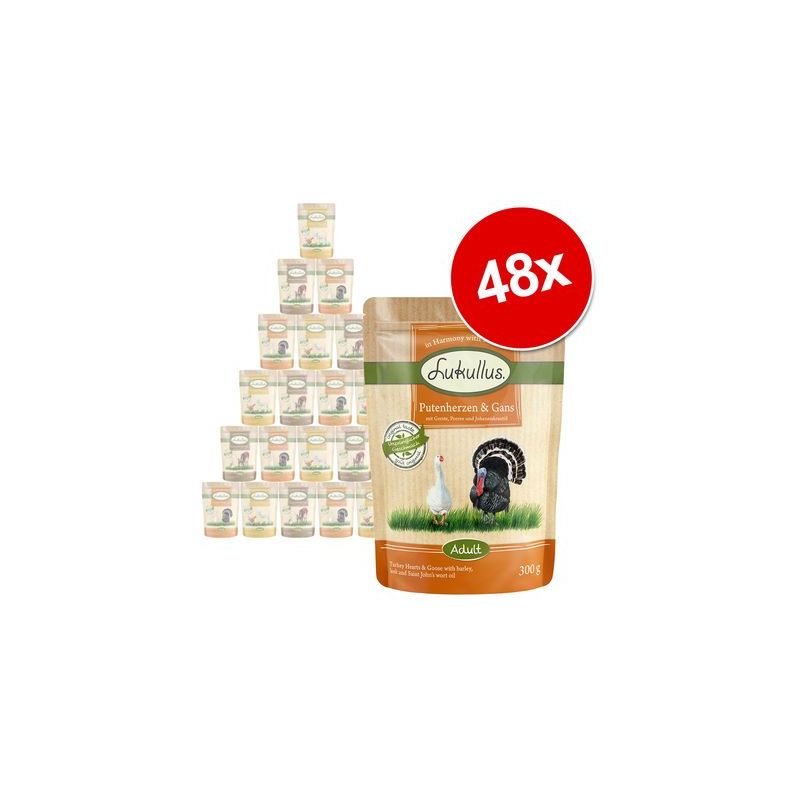 Sparpack: Lukullus portionspåsar 48 x 300 g