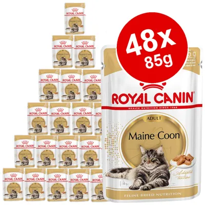 Royal Canin Breed Wet Cat Food Saver Pack 48 x 85g