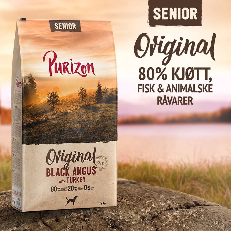 Purizon Senior Black Angus med kalkun