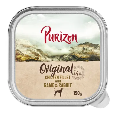 Purizon Original Chicken Fillet с дивеч и заек, 14% протеин, 150g. Висококачествена консервирана храна за кучета.