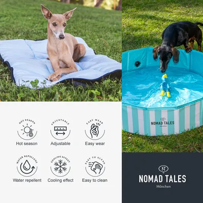 Tapete aquático às riscas Nomad Tales Bloom