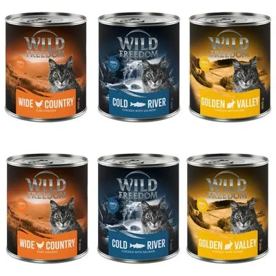 Wild Freedom Adult 6 x 800 g - Graanvrij